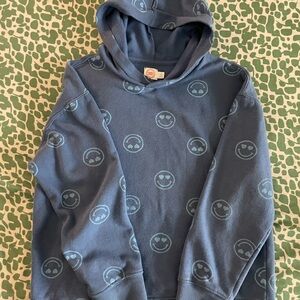 Wonder Nation Blue Smiley Face Sweater